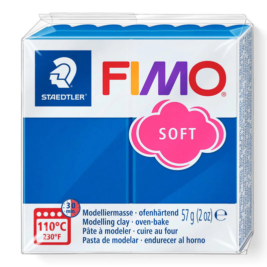 FIMO SOFT PACIFIC BLUE - POLYMER CLAY - 57G BLOCK