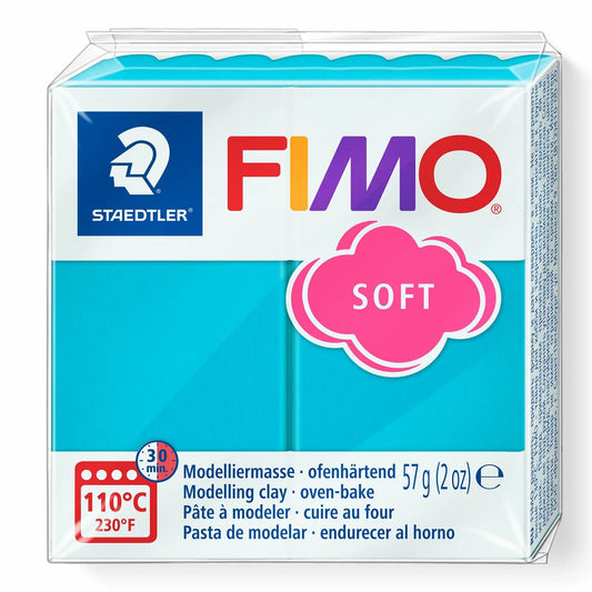 FIMO SOFT PEPPERMINT- POLYMER CLAY - 57G BLOCK